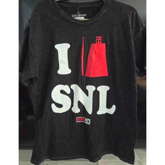 Ripple Junction SNL I love Saturday Night Live Graphic Tee Black Size Medium NWT - Picture 2 of 3